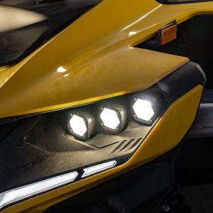 Can-Am Maverick Headlight Kit - Baja Designs - Triple S1 Unlimited - 2024+ Can-Am Maverick Headlight Kit - Baja Designs - Triple S1 Unlimited - 2024+